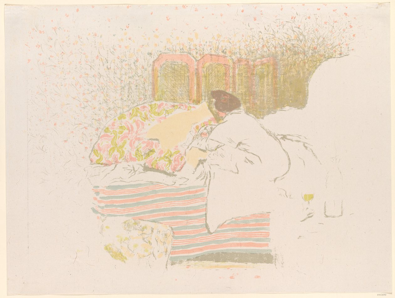 De geboorte van Annette door Edouard Vuillard