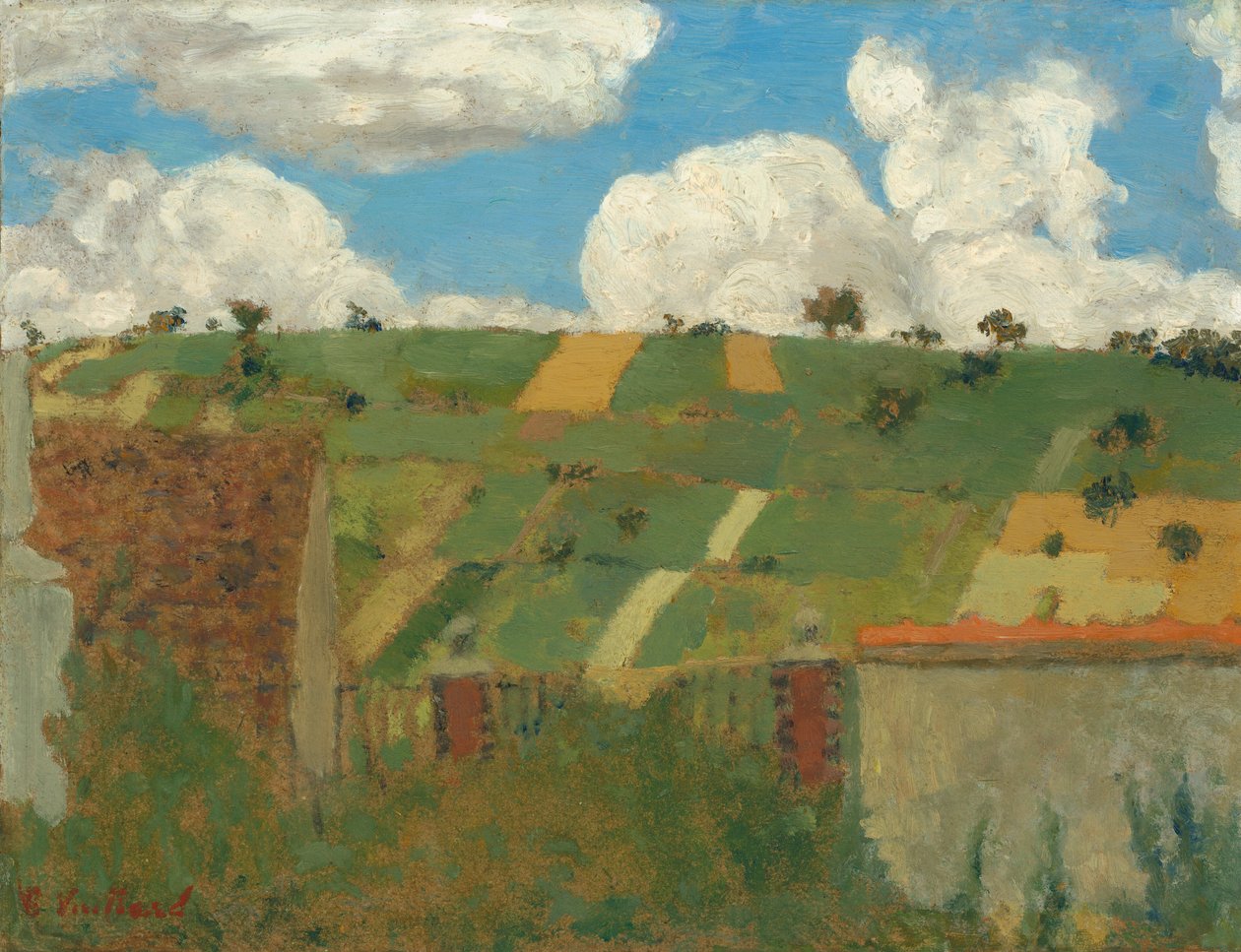 Landschap van de Île-de-France door Edouard Vuillard