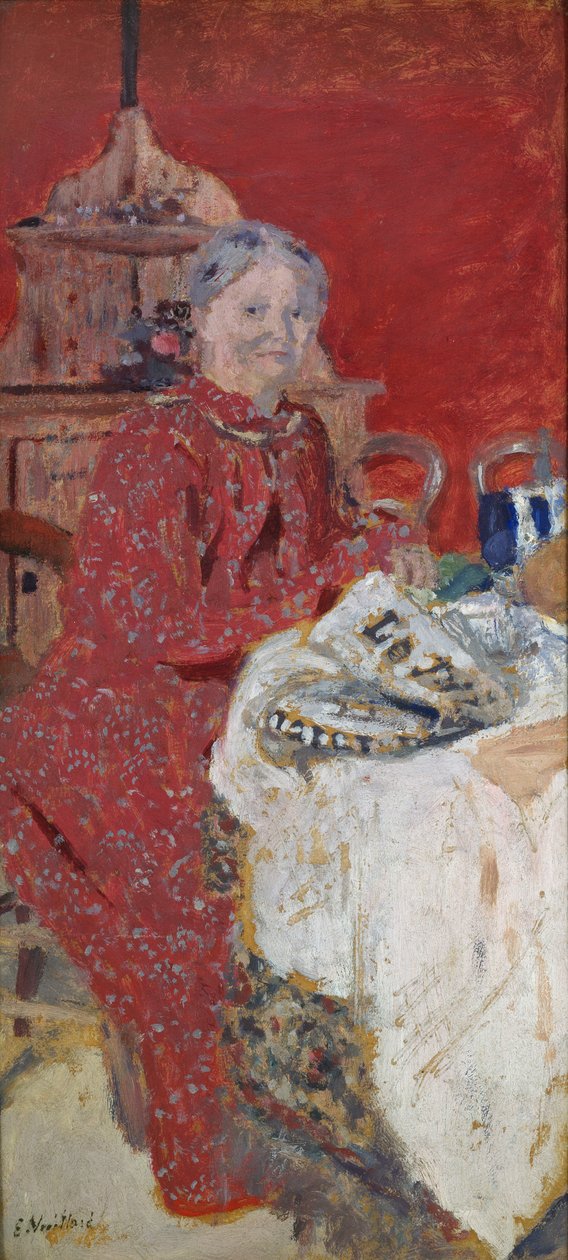 Le Déjeuner, 1890s door Edouard Vuillard
