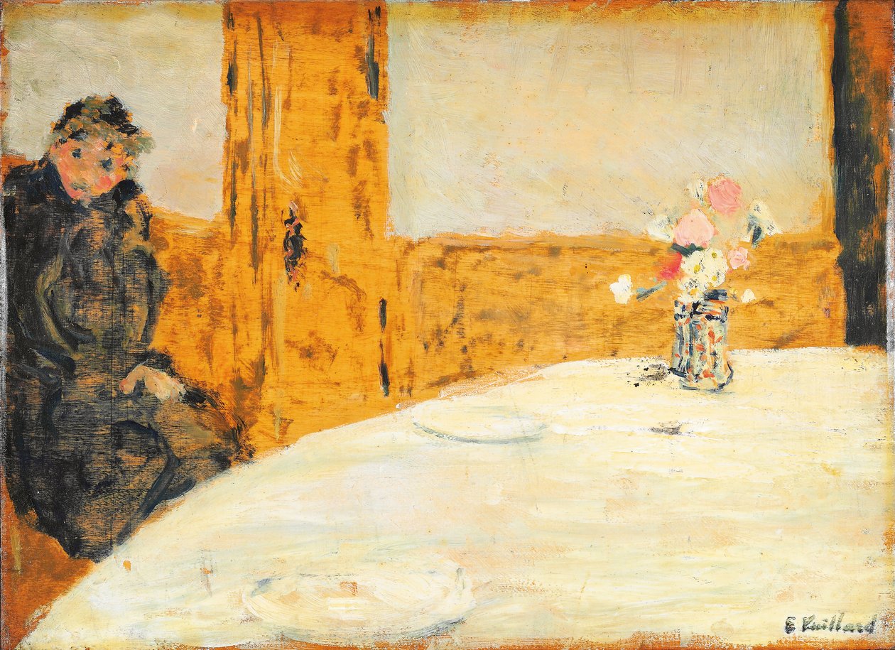 De rozen van de huwelijksverjaardag door Edouard Vuillard