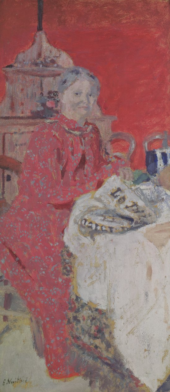 Madame Vuillard door Edouard Vuillard