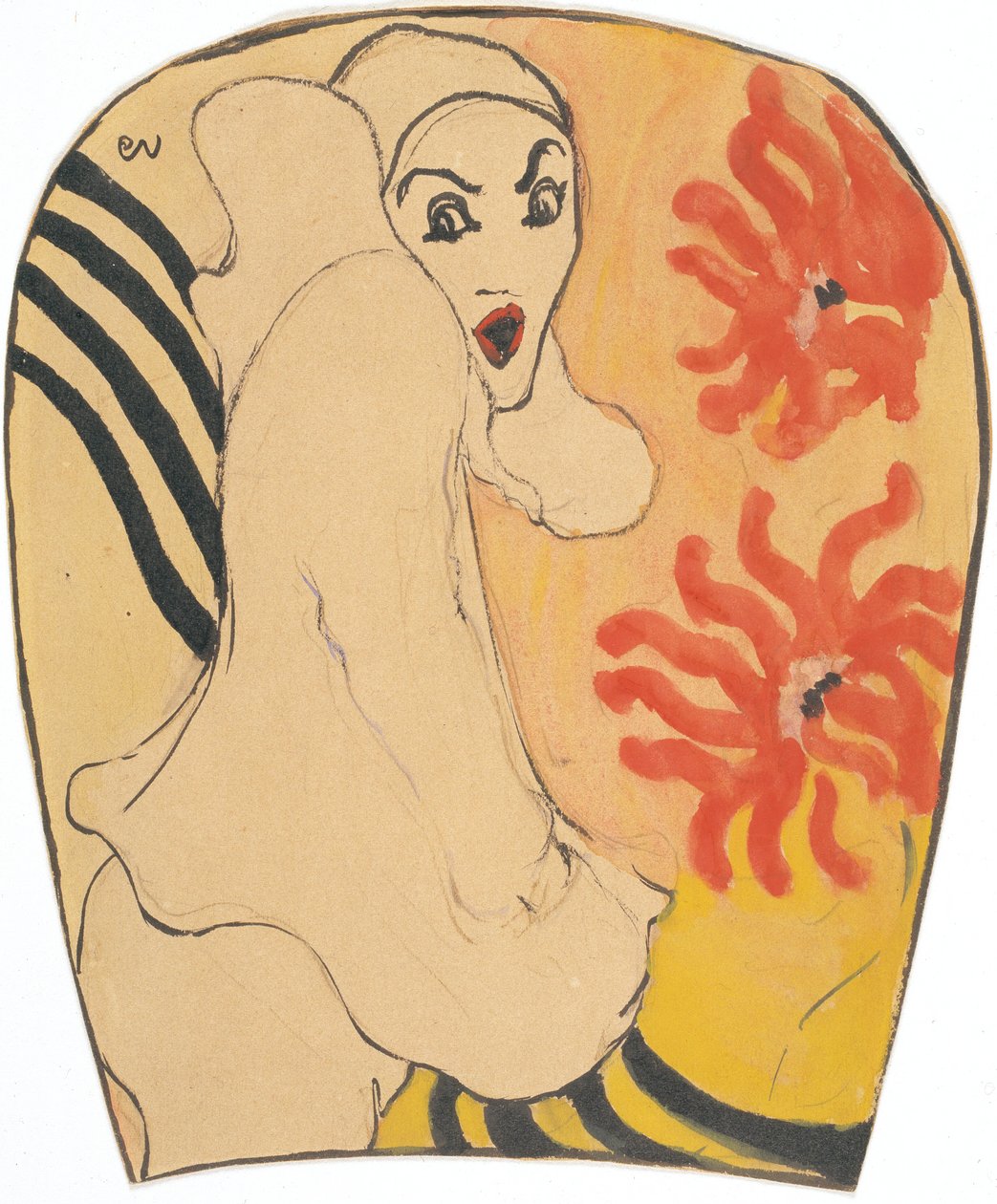 Pierrot door Edouard Vuillard