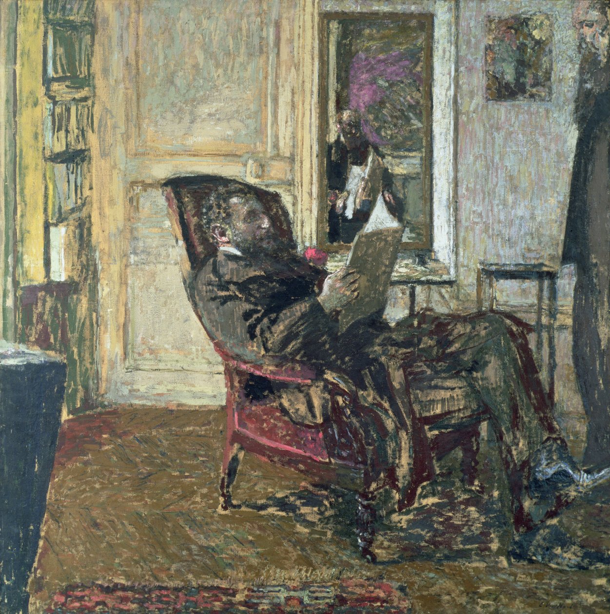 Portret van Thadee Natanson (1868-1952) 1907-08 door Edouard Vuillard