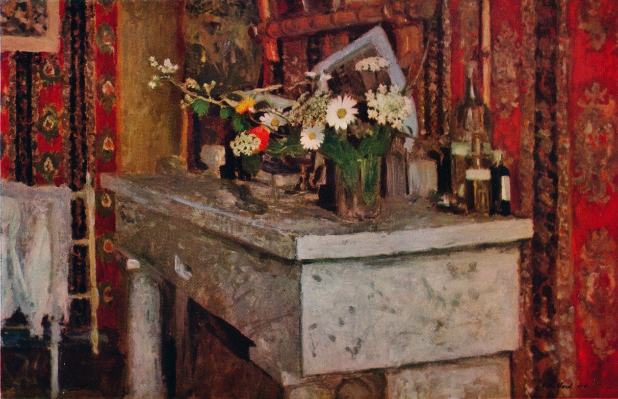 De schoorsteenmantel, 1905 door Edouard Vuillard