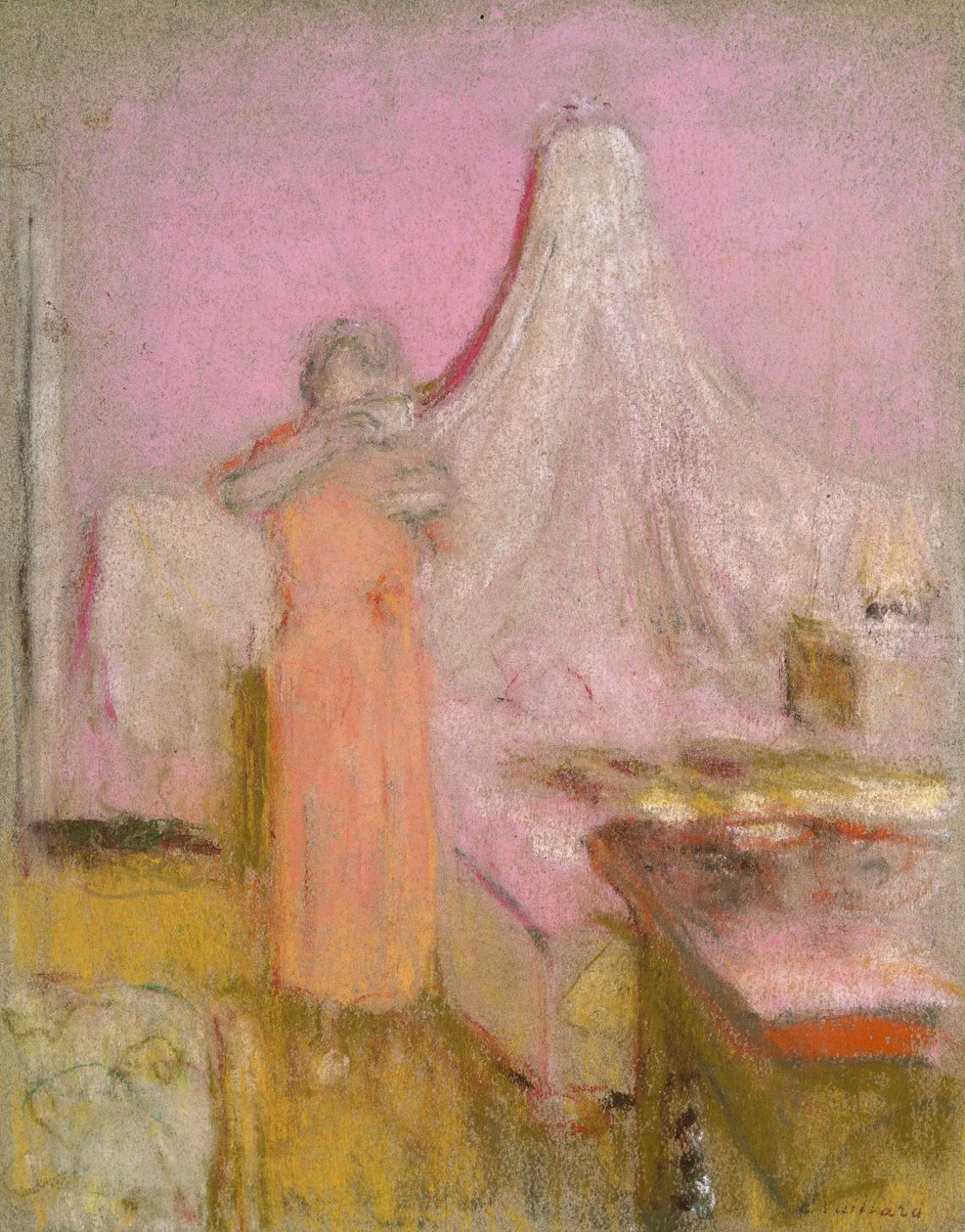 Het Ochtendkopje Thee door Edouard Vuillard