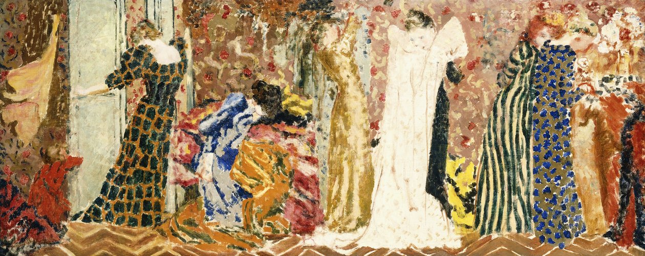 Het Naaigedeelte I door Edouard Vuillard