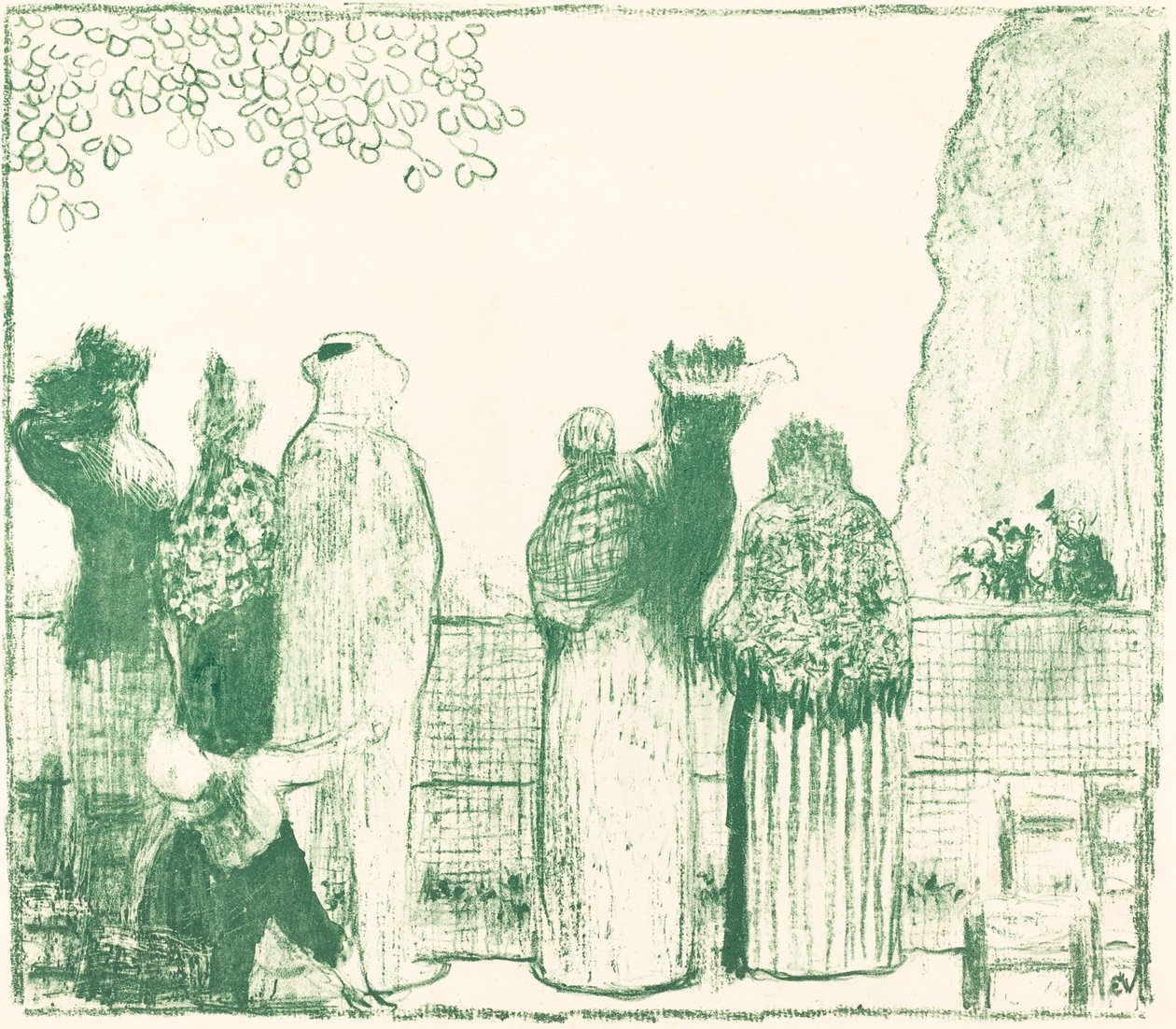 De Tuilerieën-tuinen door Edouard Vuillard