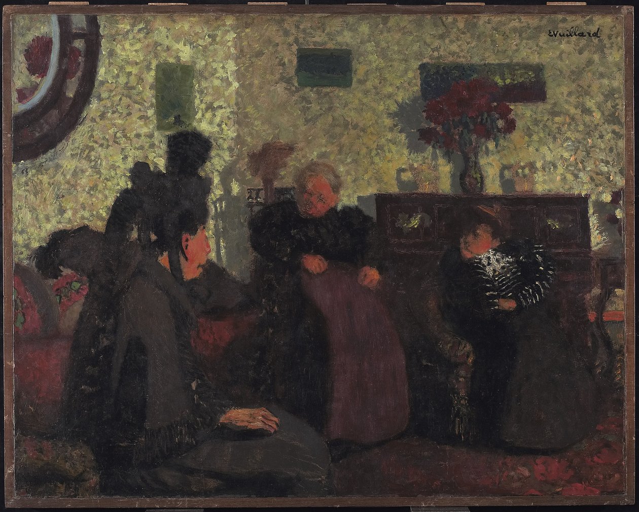 Het Bezoek van de Weduwe, 1899 door Edouard Vuillard