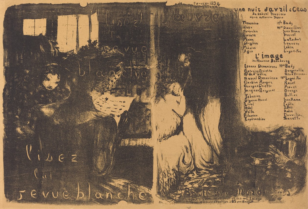 Een nacht in april op Ceos; Het beeld door Edouard Vuillard