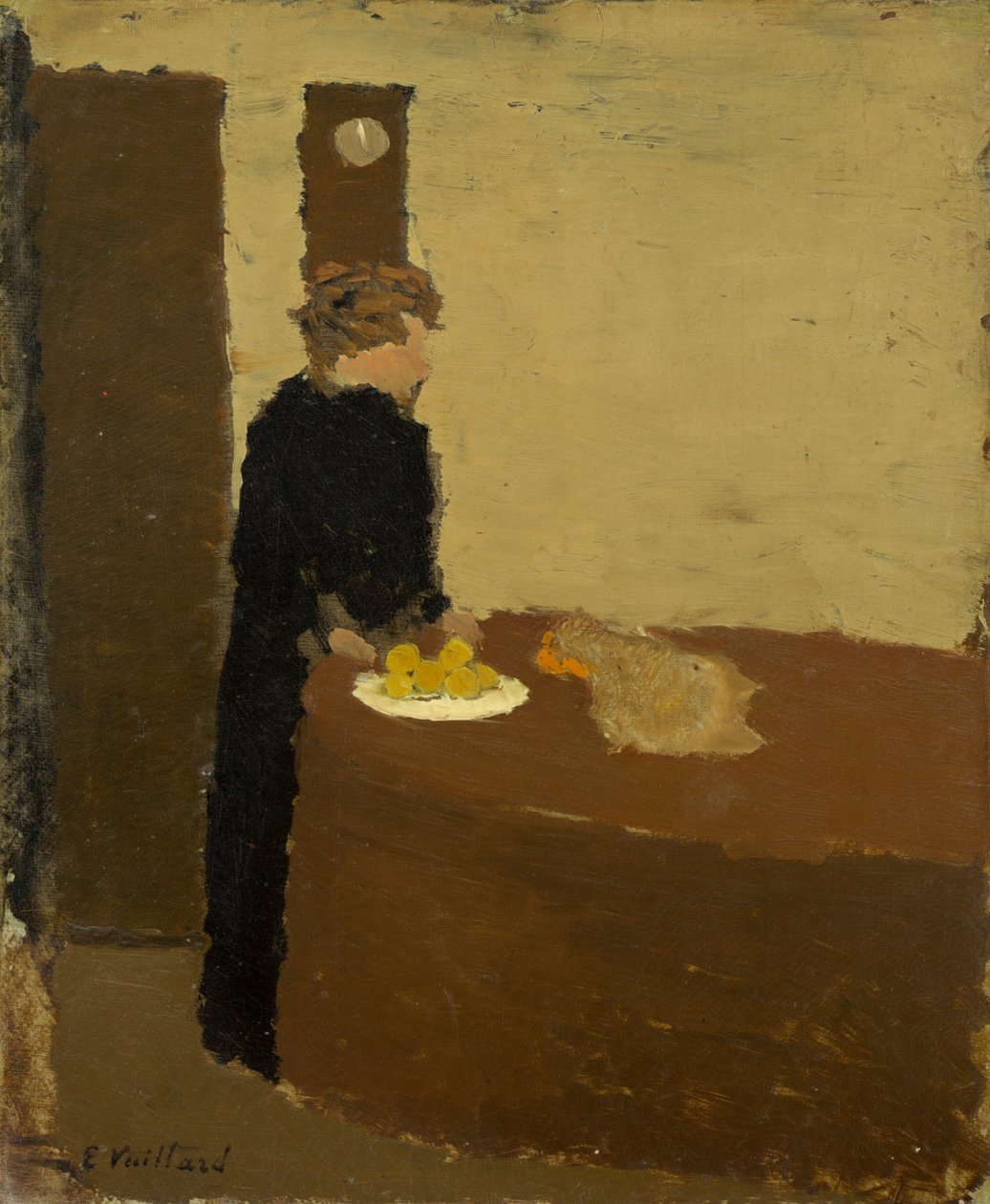 Vrouw in Zwart door Edouard Vuillard