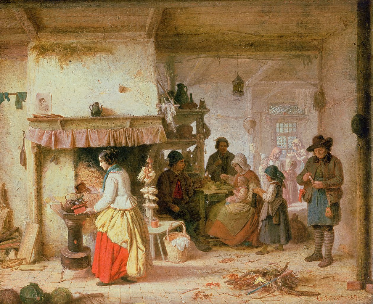 Koffietijd door Eduard Gustav Seydel