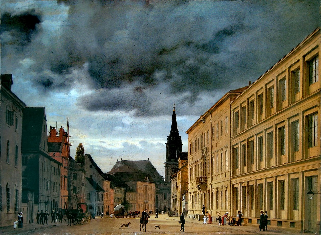 Duits: Klosterstraße Klosterstraße door Eduard Gaertner