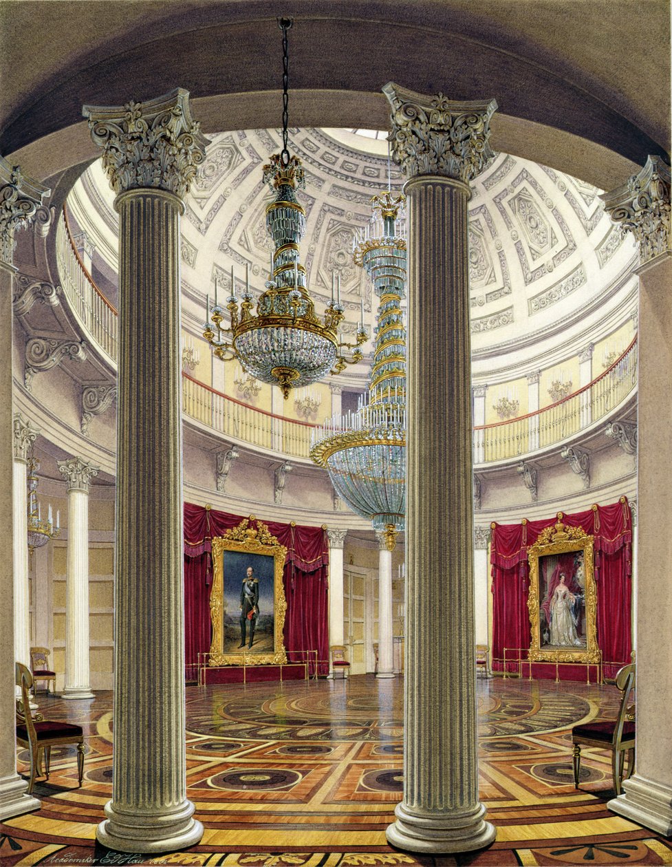 De Rotunda, Winterpaleis, 1862 door Eduard Hau
