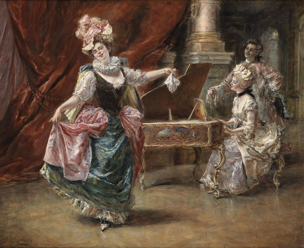 De dansvoorstelling door Eduardo Leon Garrido