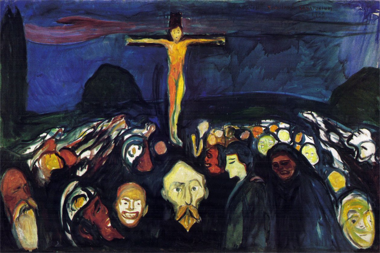 Golgotha door Edvard Munch