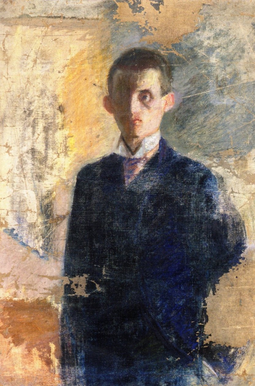 Zelfportret door Edvard Munch