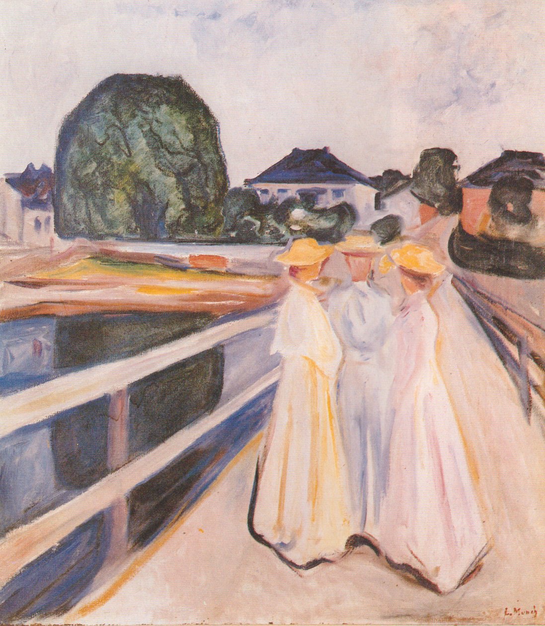 Zomernacht door Edvard Munch
