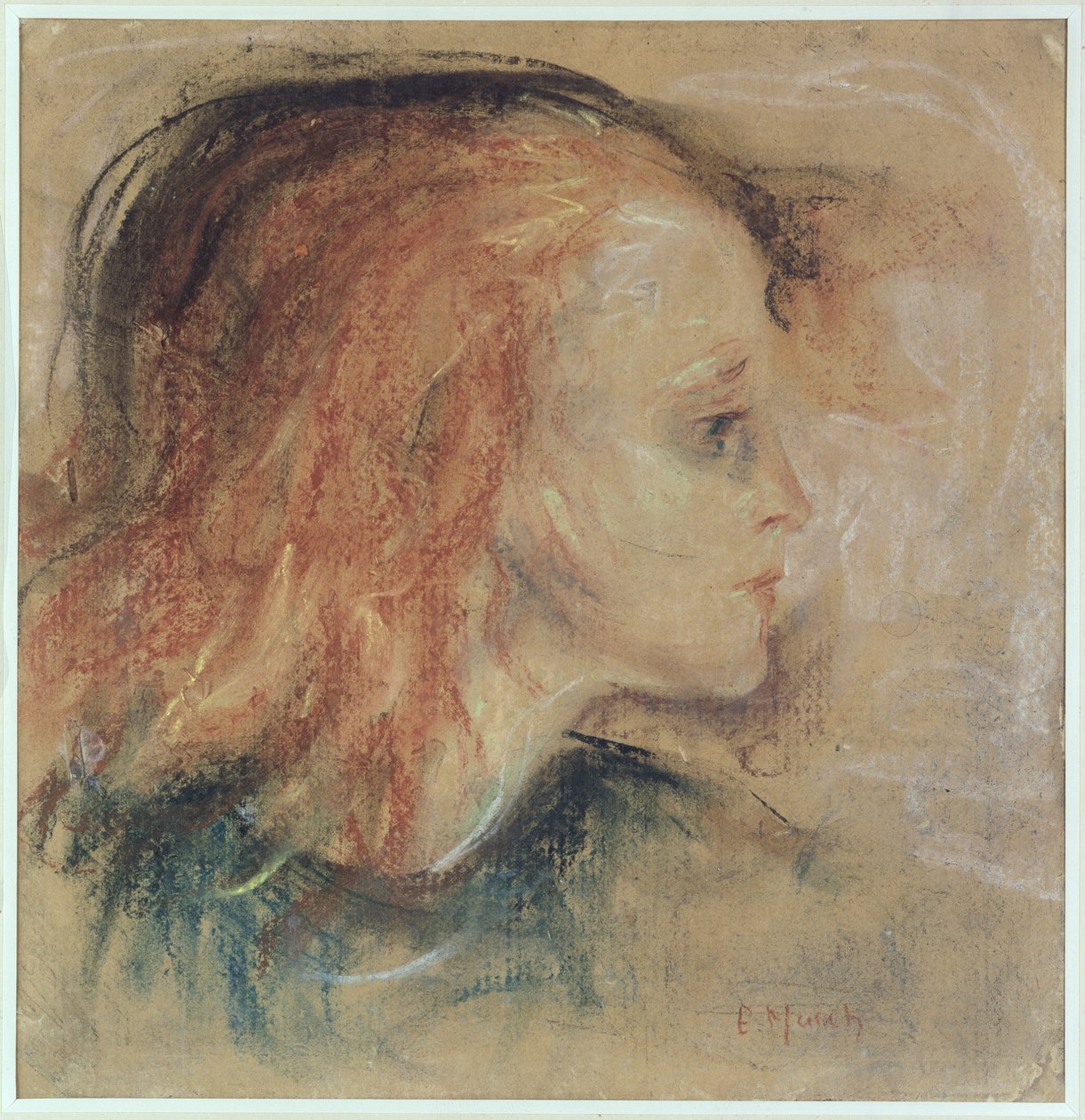 Het Zieke Kind, 1885 door Edvard Munch