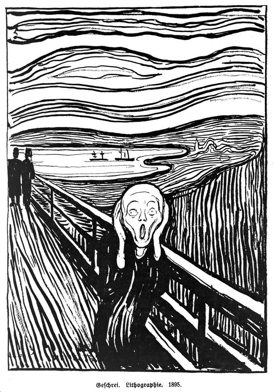 De Schreeuw door Edvard Munch