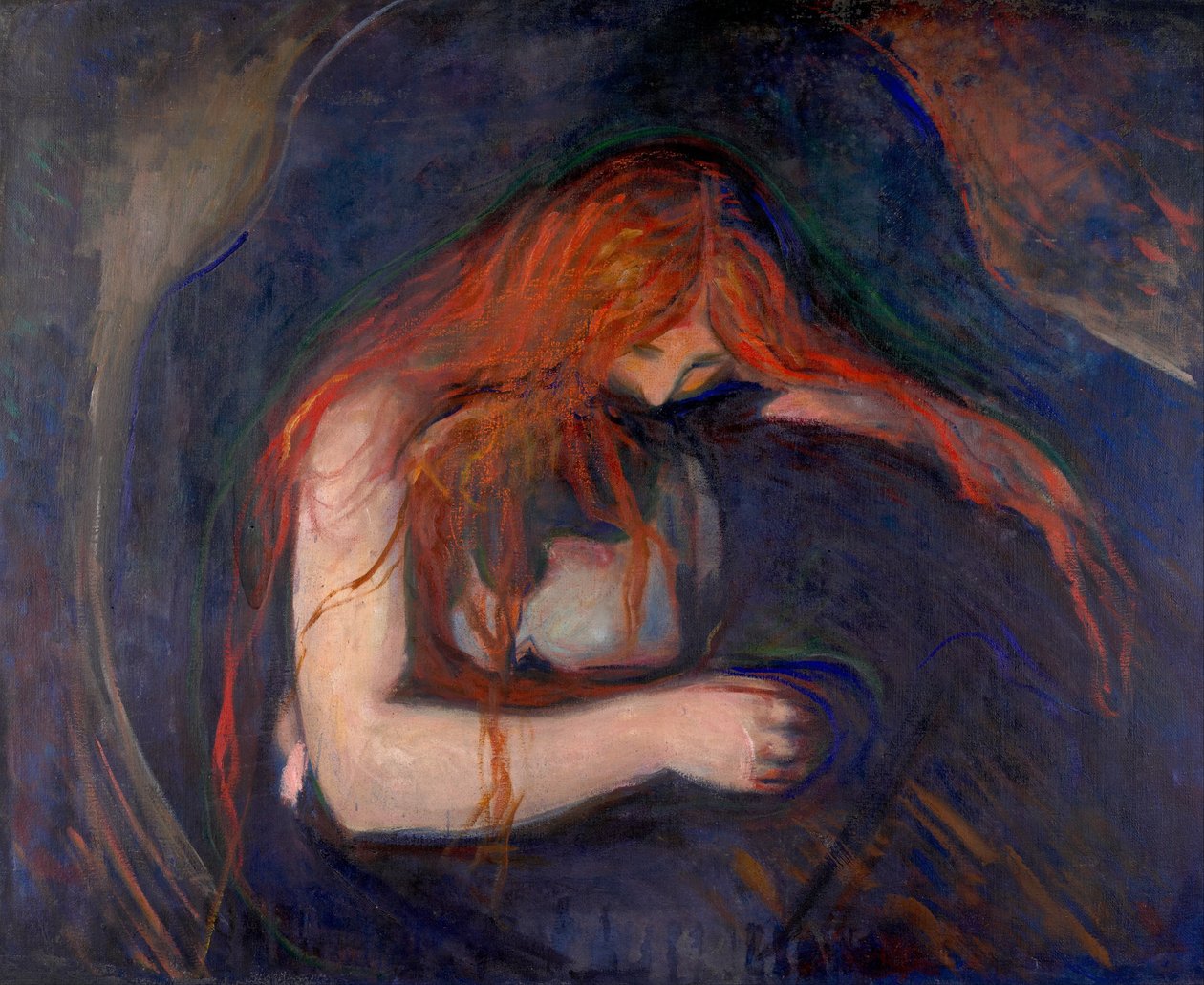 Vampier door Edvard Munch