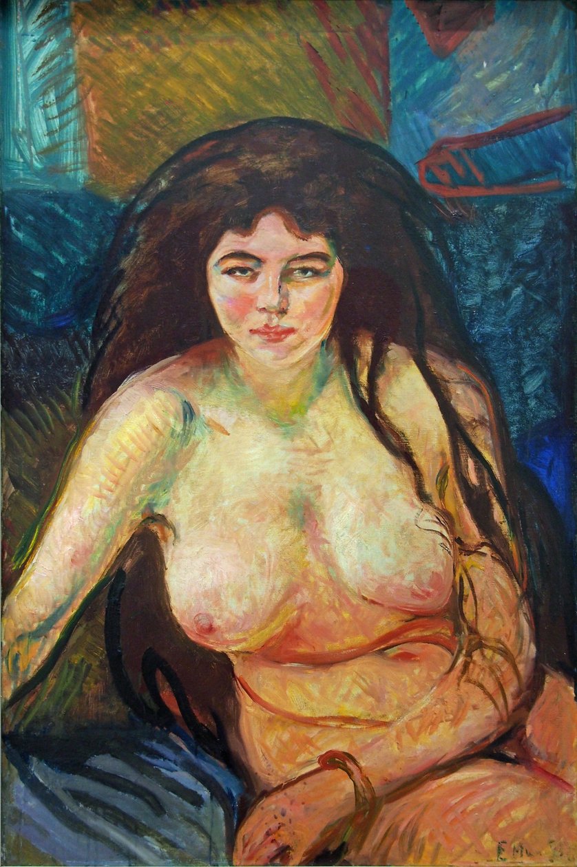 Vrouwelijke Halflijf door Edvard Munch