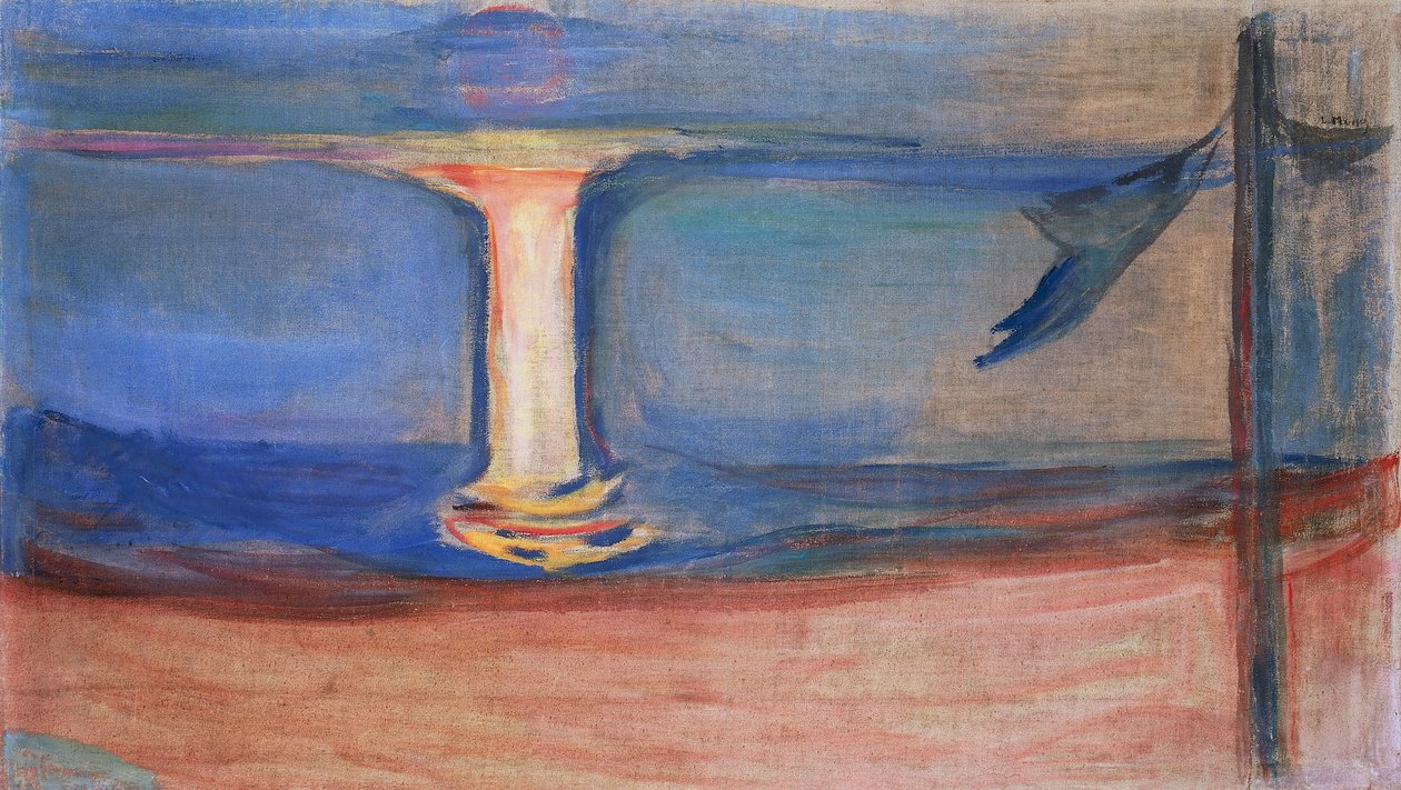 Aasgaardstrand, Aasgaardstrand strand door Edvard Munch