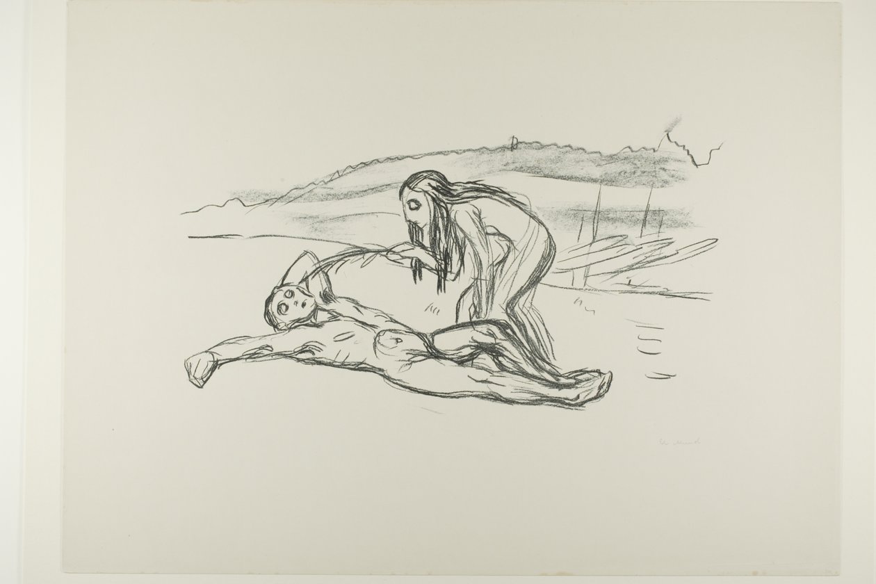 Alpha en Omega door Edvard Munch