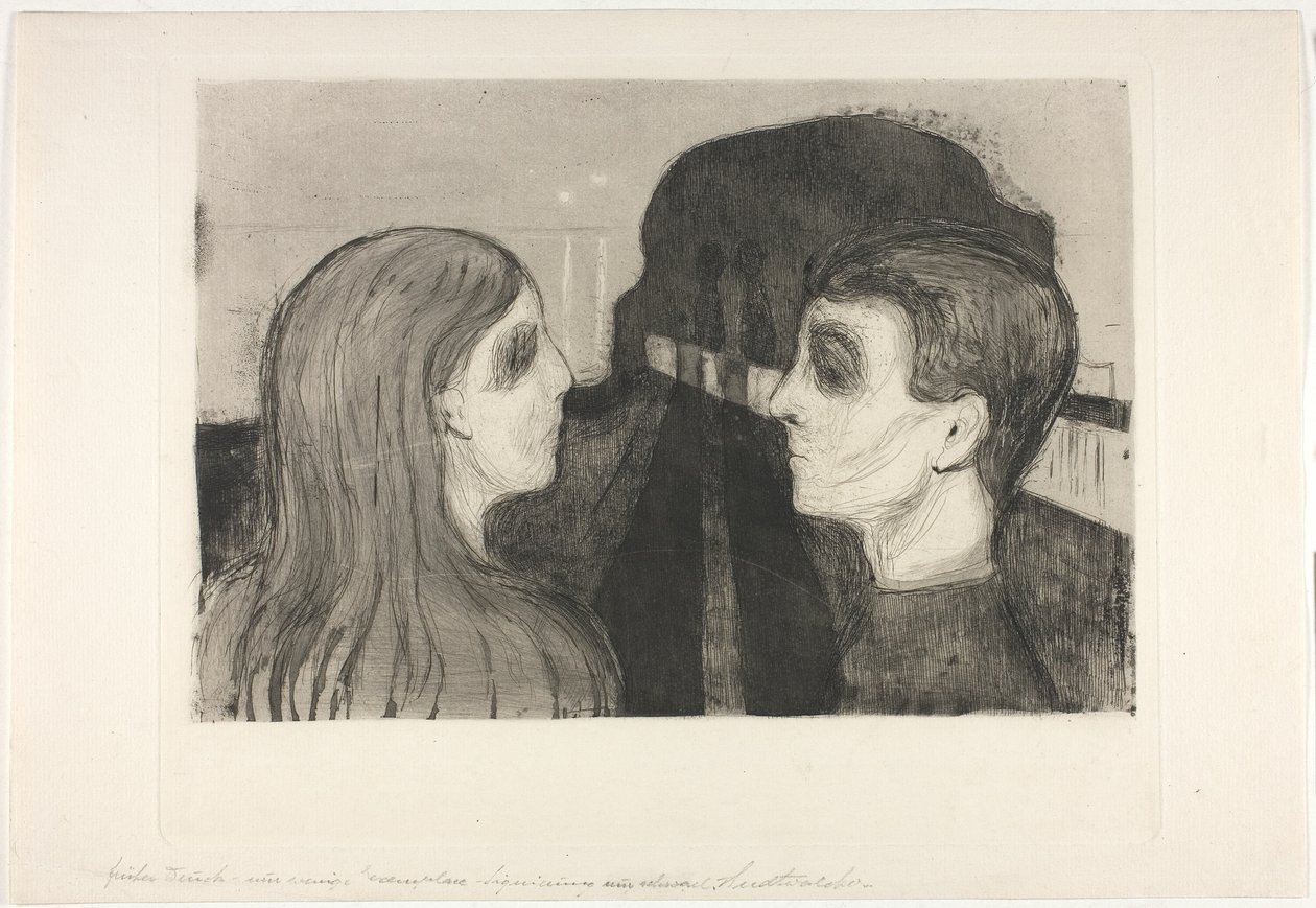 Attractie II door Edvard Munch