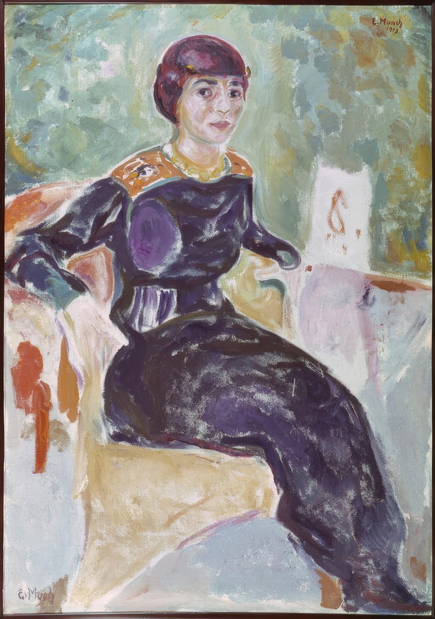 Elsa Glaser door Edvard Munch