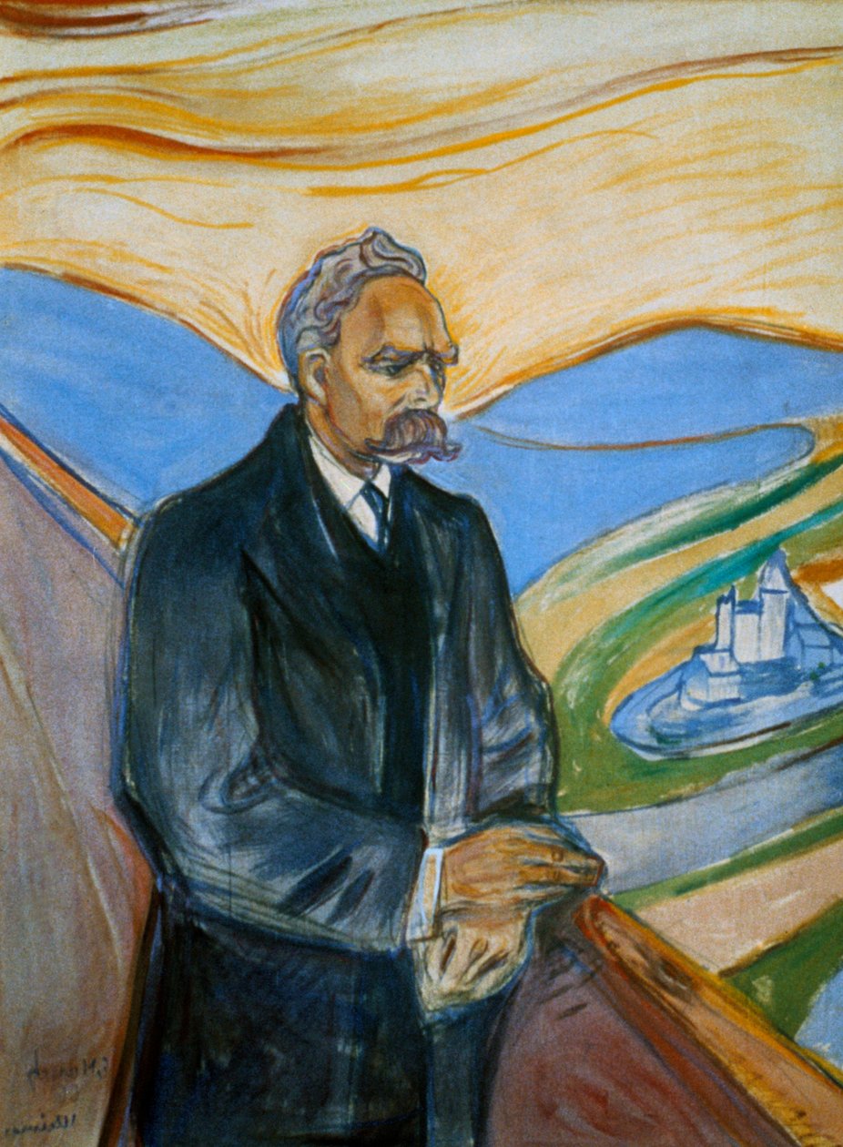 Friedrich Nietzsche, 1906 door Edvard Munch