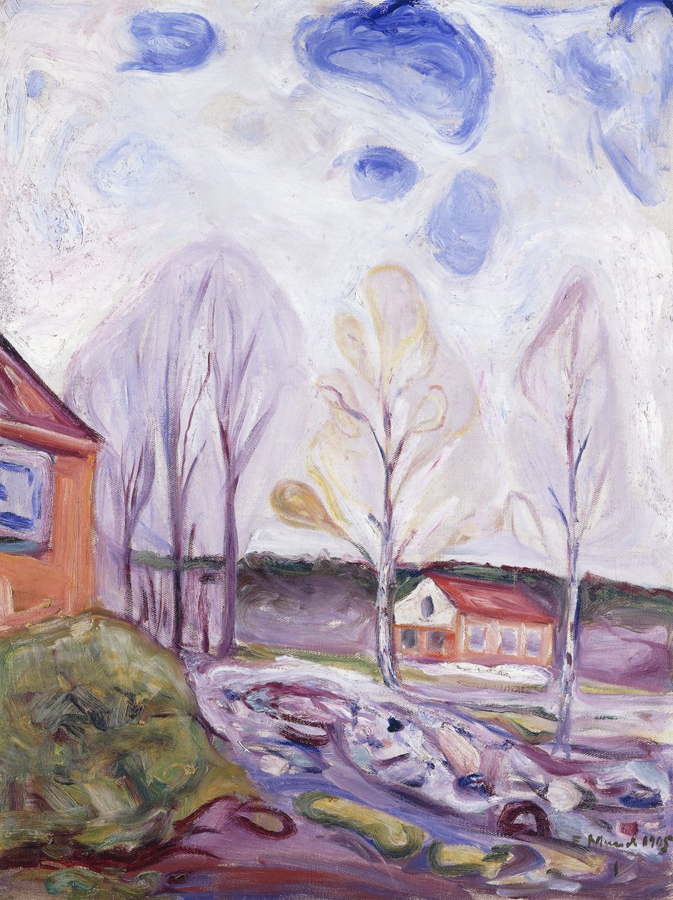 Voorjaar Asgarstrand door Edvard Munch