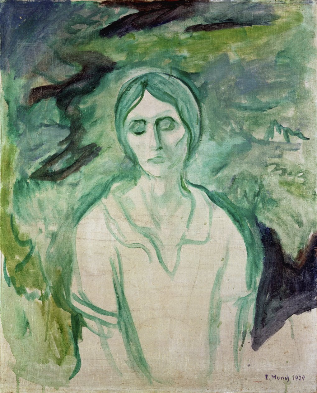 Gotisch meisje door Edvard Munch