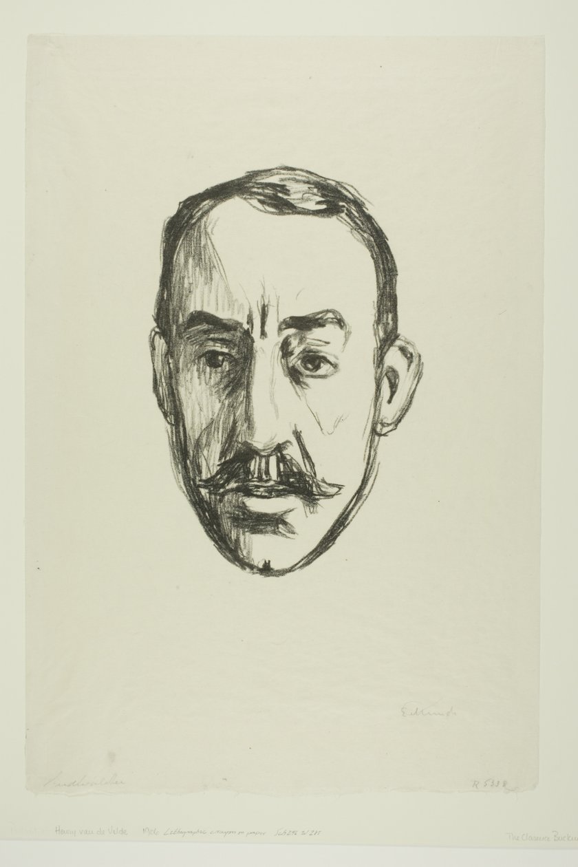 Henry van de Velde door Edvard Munch