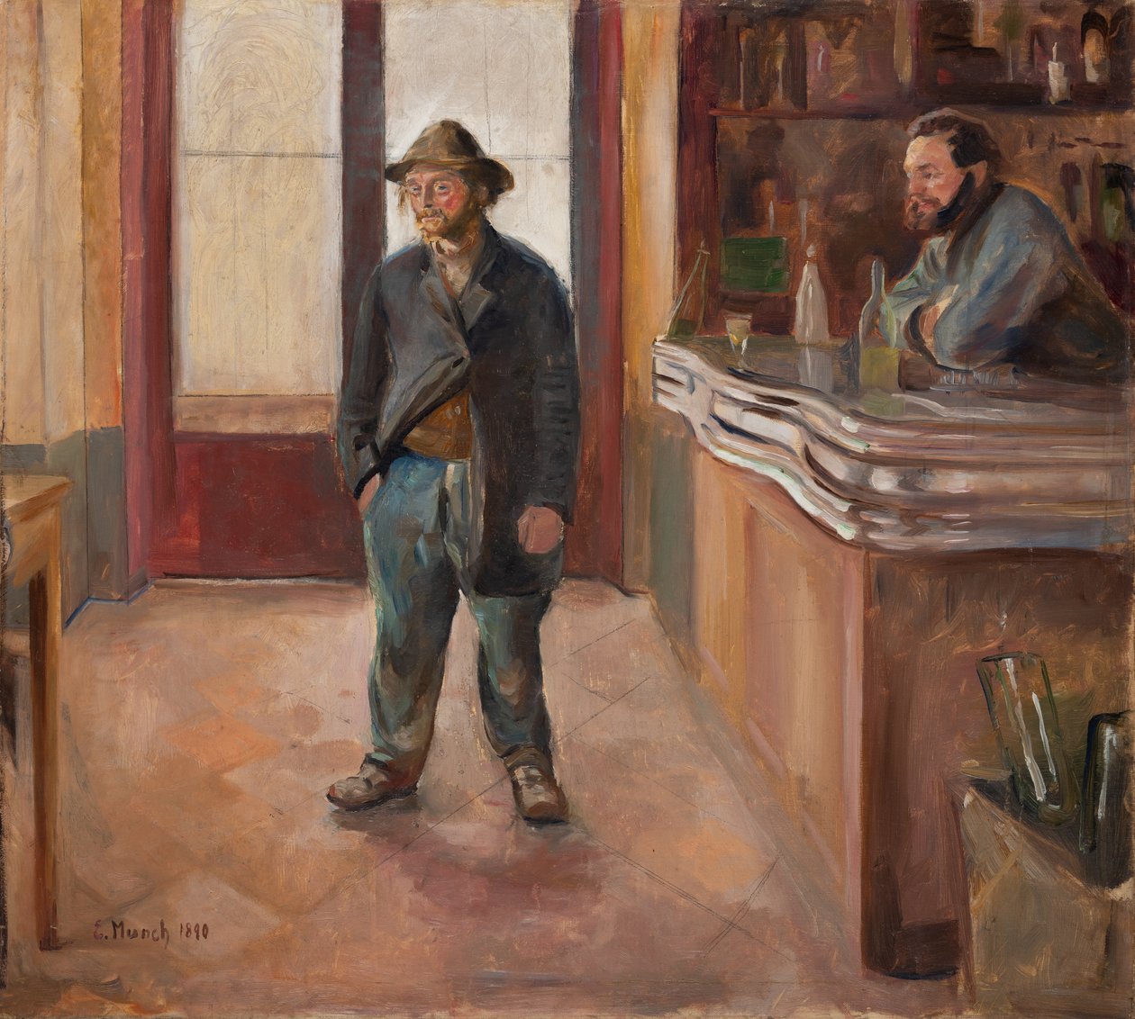 In de herberg door Edvard Munch