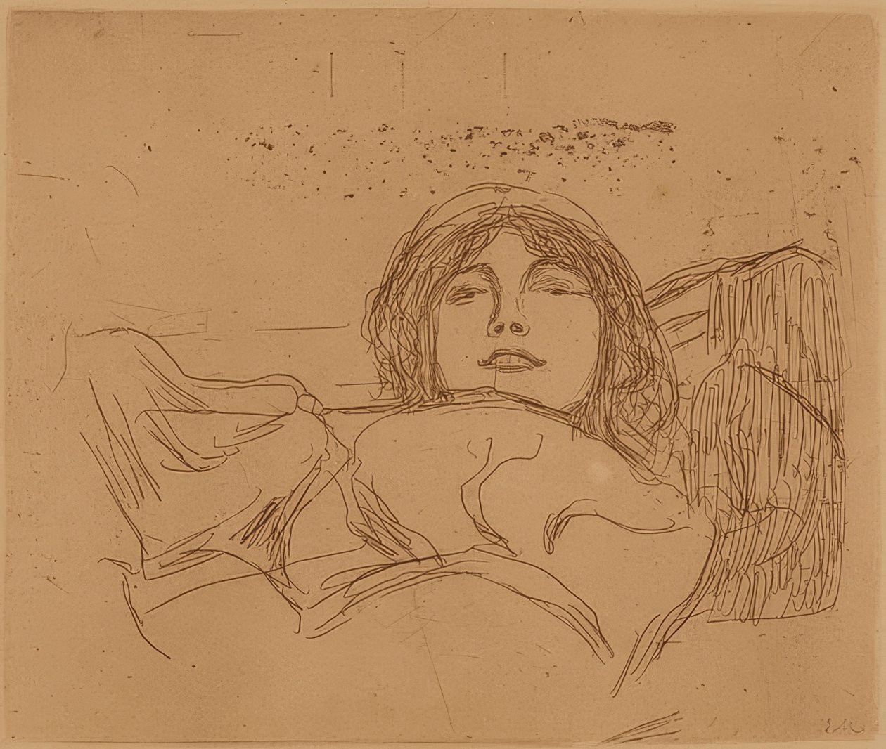 Jonge vrouw door Edvard Munch