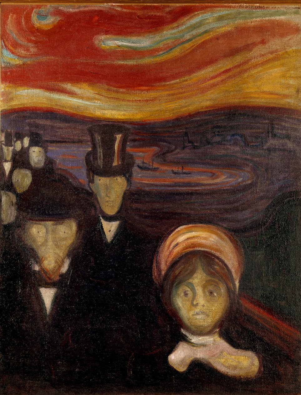 De angst door Edvard Munch