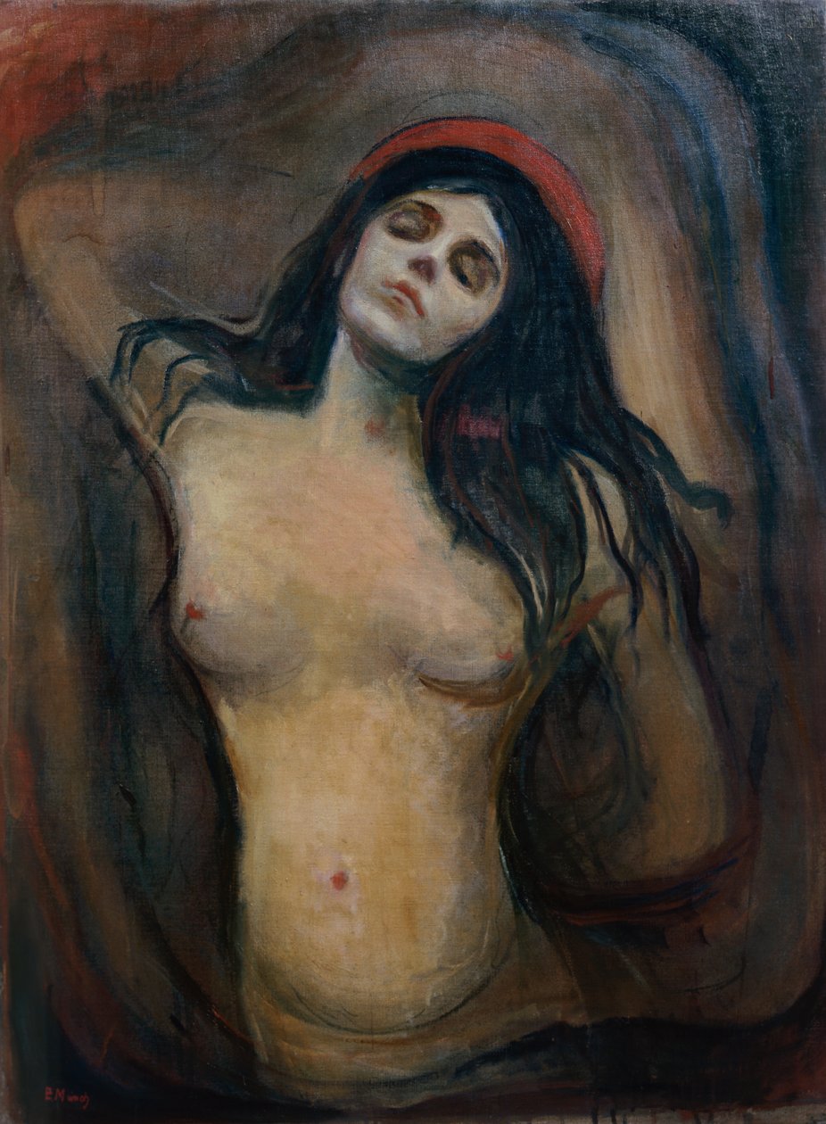 Madonna door Edvard Munch