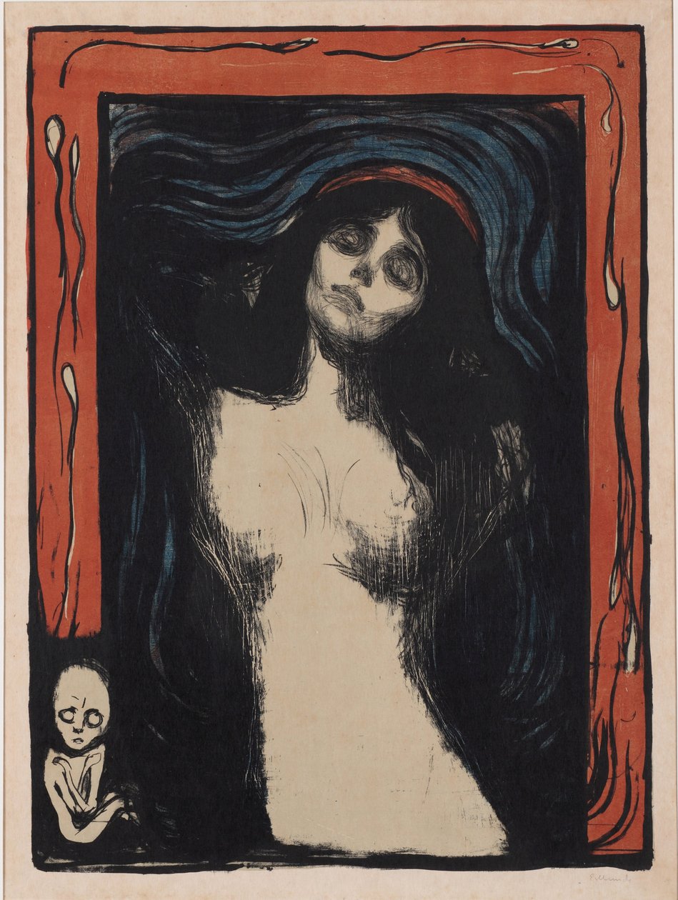 Madonna door Edvard Munch