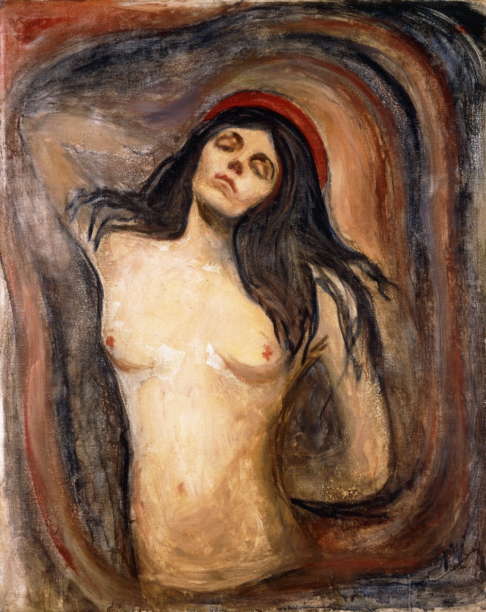 Madonna door Edvard Munch