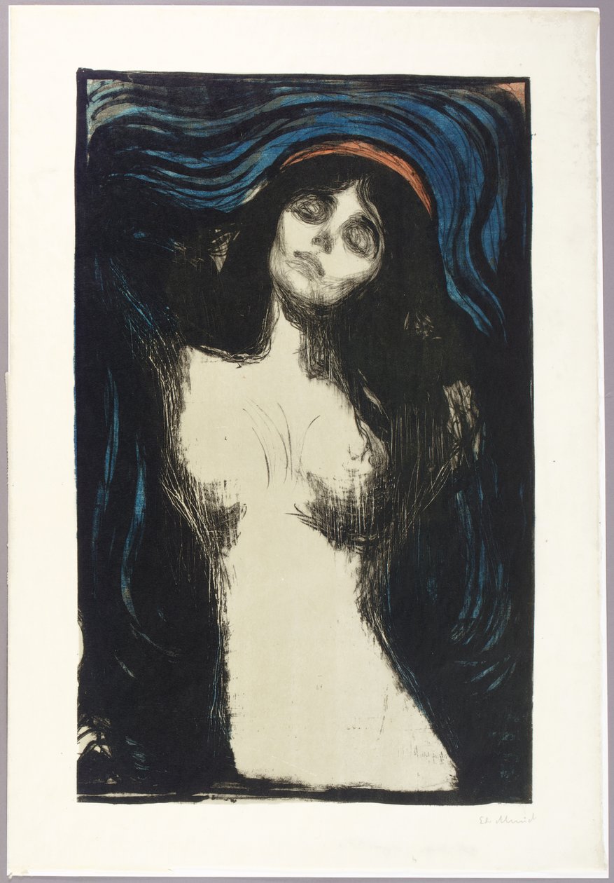 Madonna door Edvard Munch