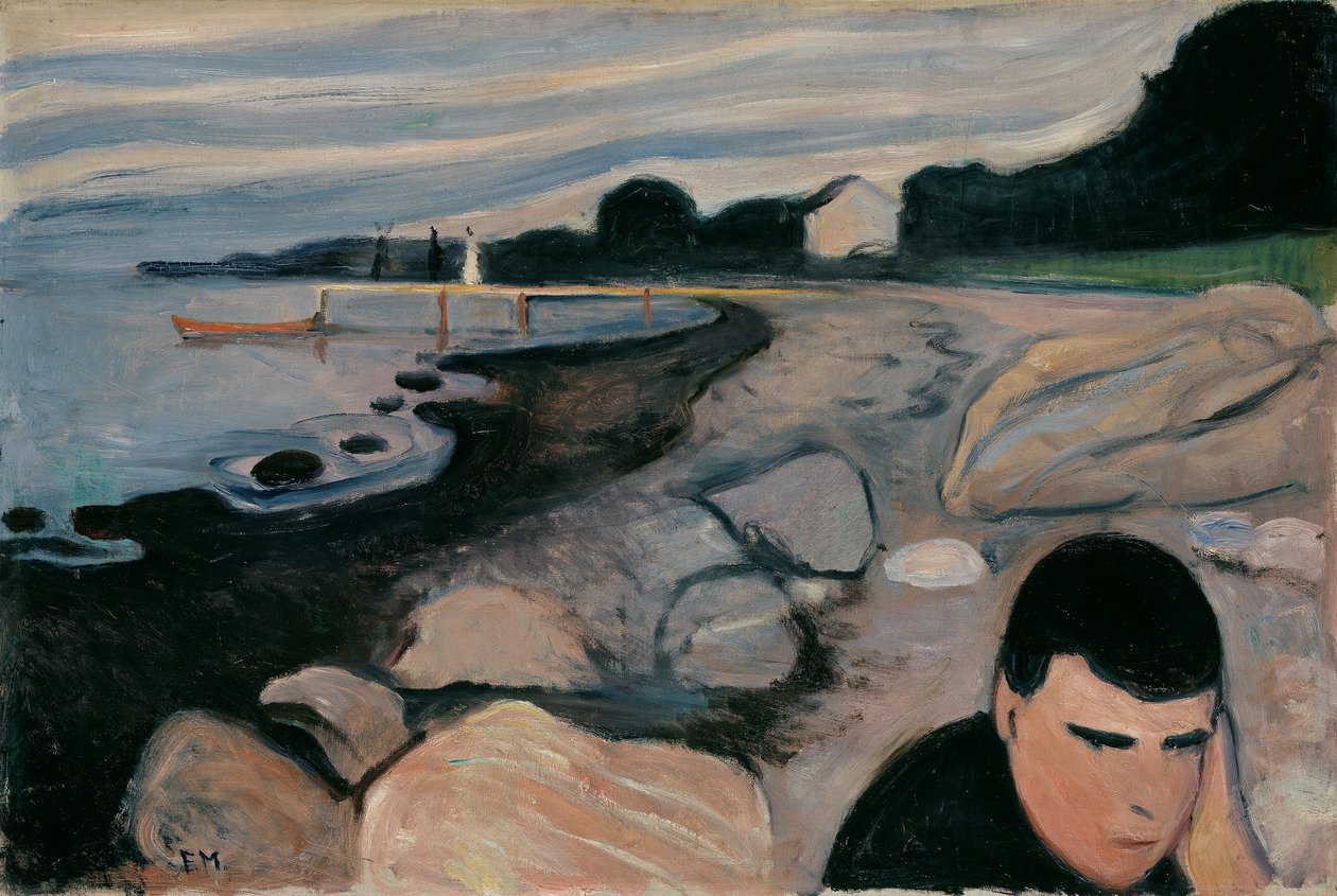 Melancholie door Edvard Munch
