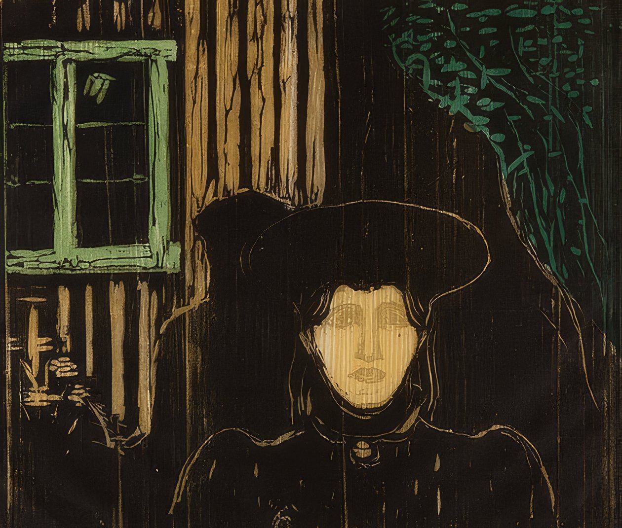 Maanlicht door Edvard Munch