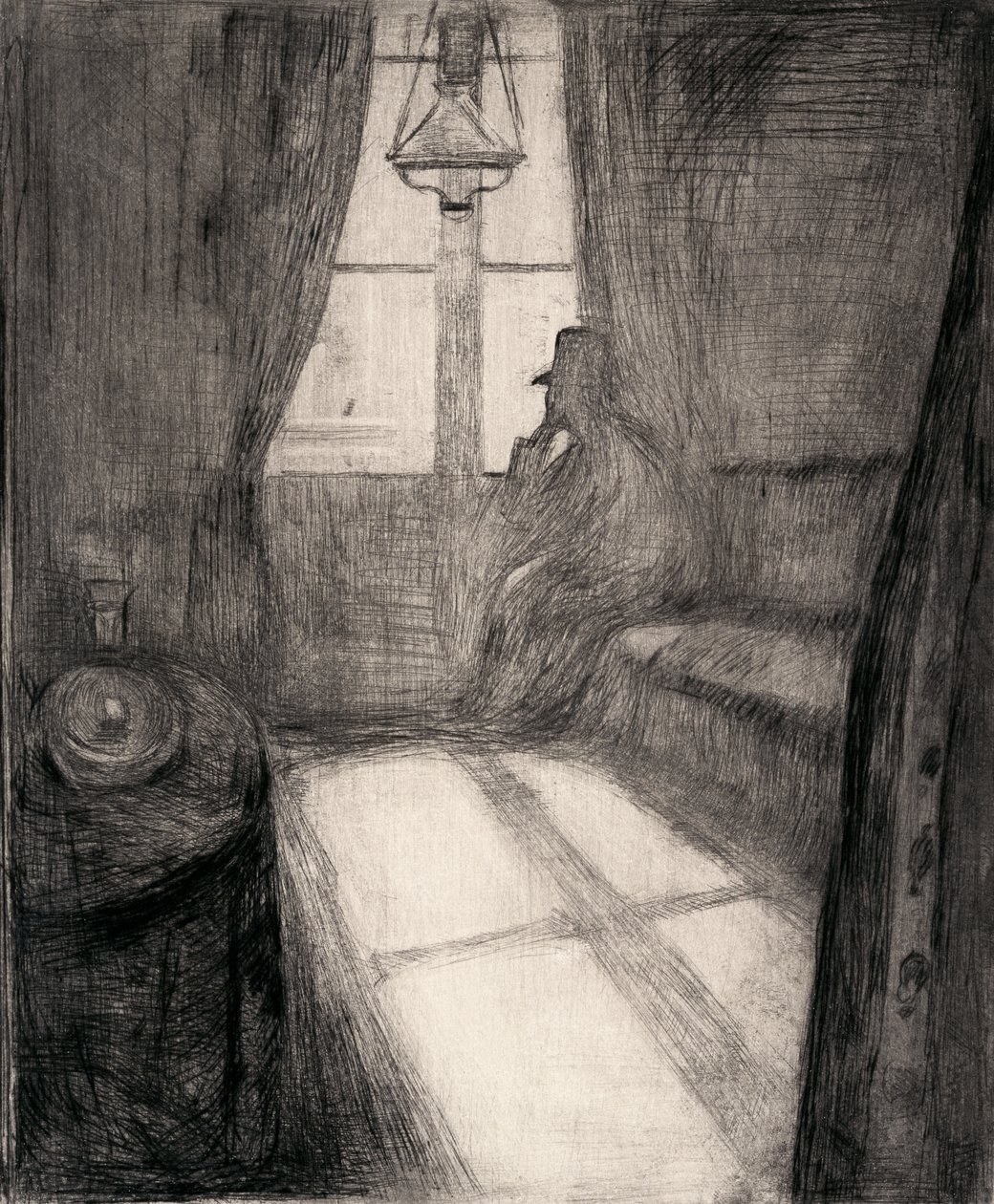 Maanlicht (Nacht in Saint-Cloud) door Edvard Munch