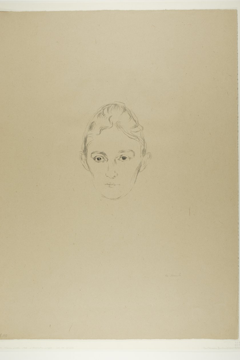 Mevrouw Marie Linde door Edvard Munch