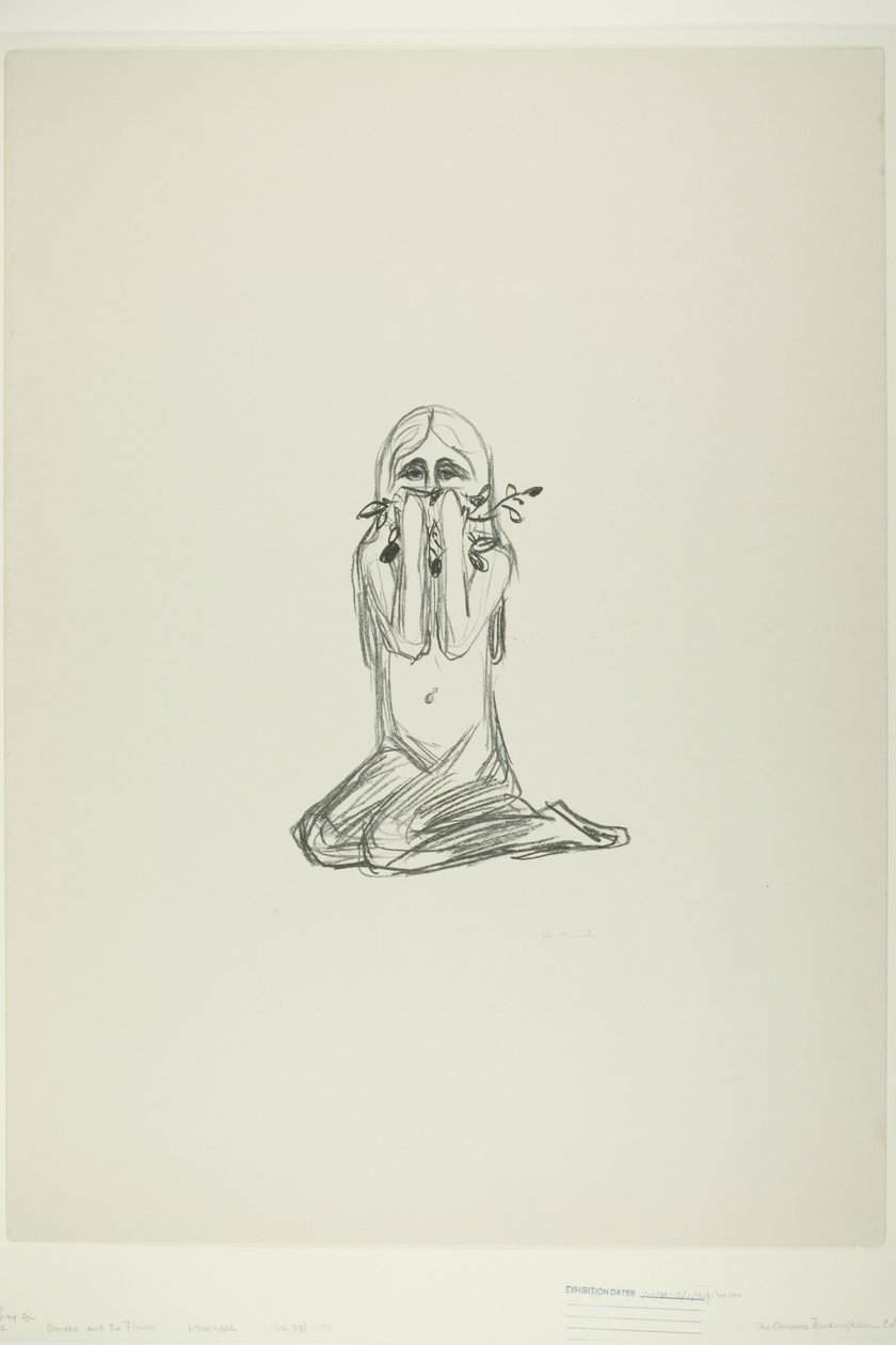 Omega en de Bloem door Edvard Munch