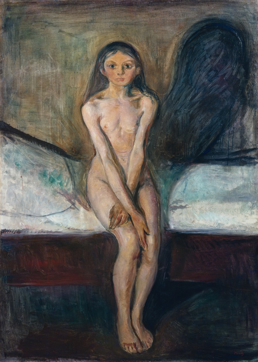 Puberteit door Edvard Munch