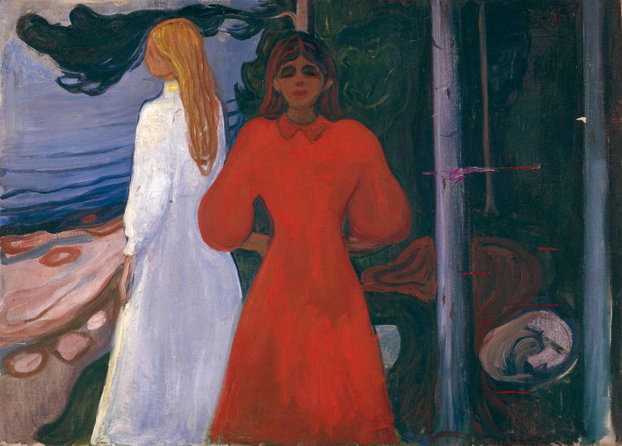 Rood en Wit door Edvard Munch