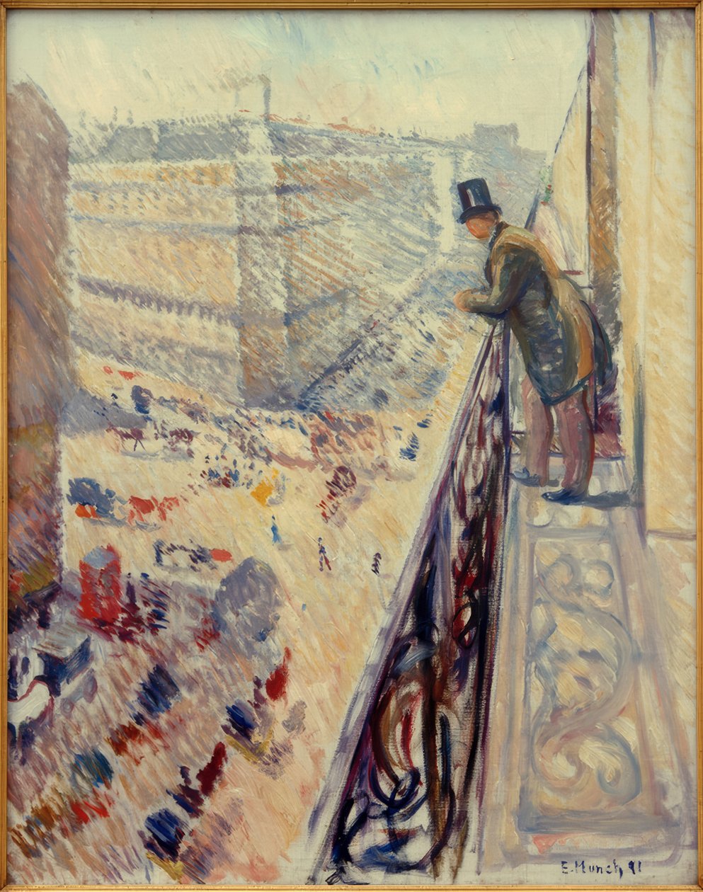 Rue Lafayette door Edvard Munch
