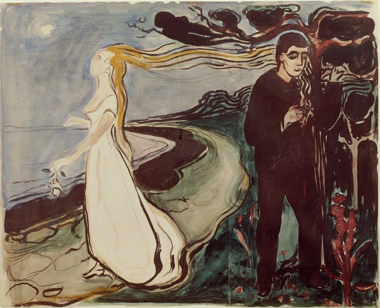 Scheiding door Edvard Munch