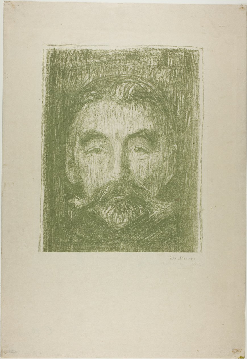 Stéphane Mallarmé door Edvard Munch